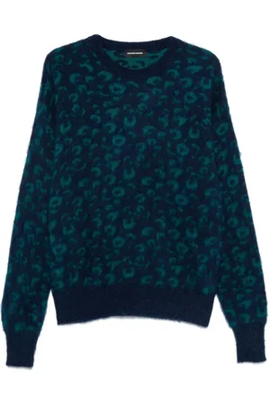 SALVATORE SANTORO Sweater med dyre-jacquard