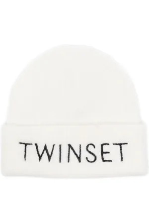 Twin-Set Hue med broderet logo