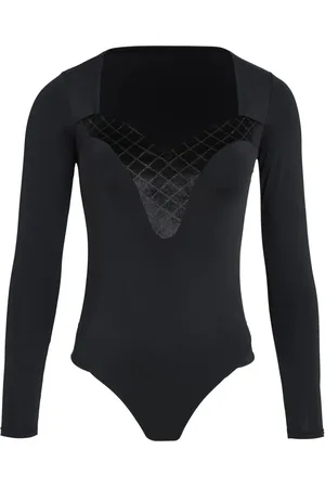 AMIR SLAMA Bodystocking i velour