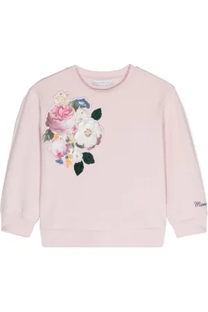 MONNALISA Sweatshirt med blomstret applikation