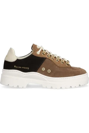 Filling pieces Court sneakers i ruskind