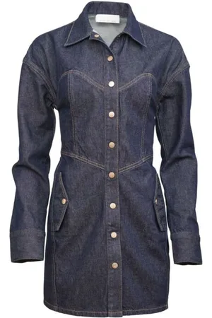 FLEUR DU MAL Skjortekjole i denim