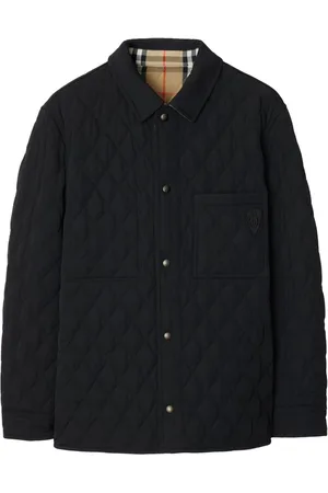 Burberry Quiltet vendbar overskjorte