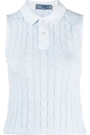 Ralph Lauren Kabelstrikket Polo Pony top