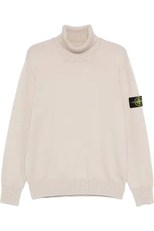Stone Island Sweater med kompasmærke