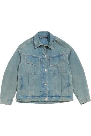 Bimba y Lola Denimjakke med rhinstenudsmykning