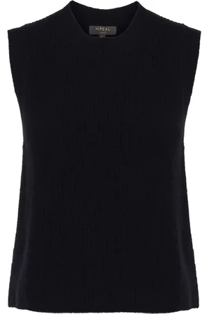 N.PEAL Ribstrikket tanktop