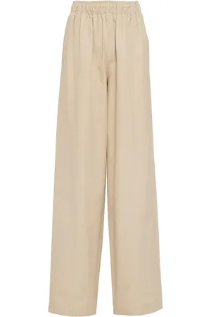 Prada Palazzo-bukser i poplin