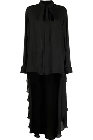 Elie saab Bluse med high-low-snit