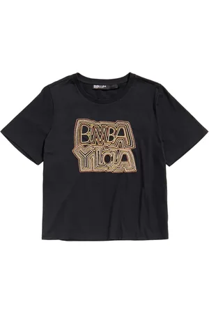 Bimba y Lola T-shirt med logobroderi