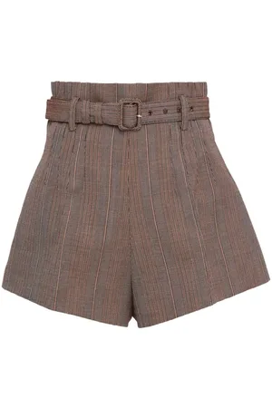 Prada Nålestribede uldshorts