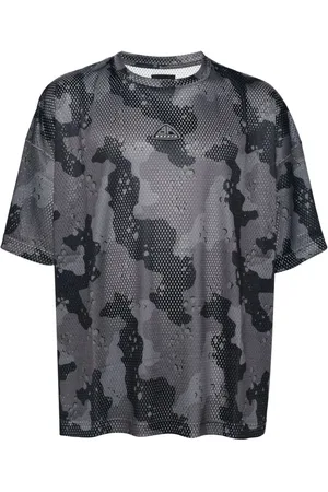 Breathe T-shirt i mesh med kamuflage-tryk