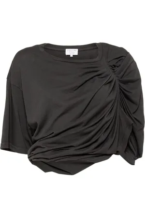 Collina Strada Draperet Eva T-shirt med slitageeffekt