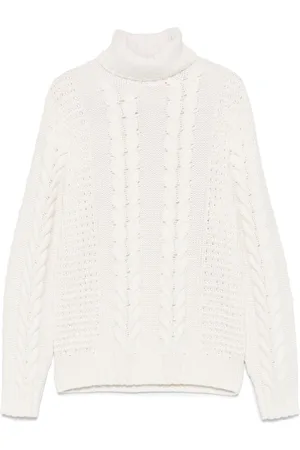 Brunello Cucinelli Kabelstrikket sweater