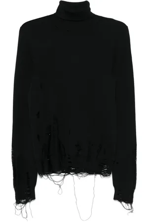 Maison Margiela Sweater med slitageeffekt