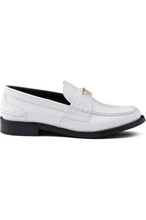 Prada Loafers i børstet læder