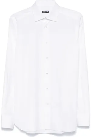 Ermenegildo Zegna Skjorte med cutaway-krave