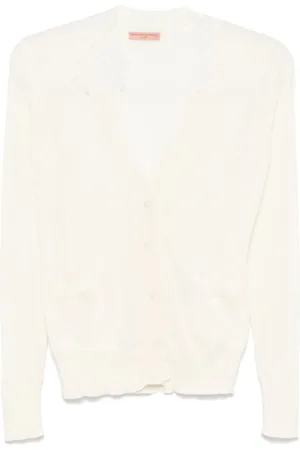 ERMANNO SCERVINO Cardigan med blondedetalje