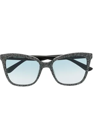 Karl Lagerfeld Cat-eye-solbriller med glimmerstel