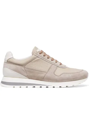 Brunello Cucinelli Sneakers med læderpaneler