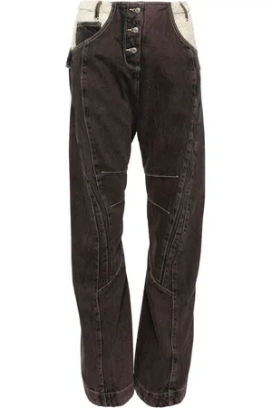Kiko Kostadinov Jeans med patchwork-design