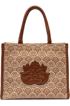 Isla Ibiza Sirena skuldertaske med jacquard-tryk