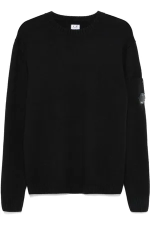 C.P. Company Sweater med linse-udsmykning