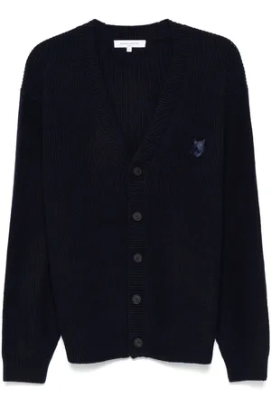 Maison Kitsuné Ribbet Bold Fox Head cardigan