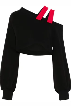 Ioana Ciolacu Top med off-shoulder-snit
