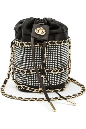 Isla Ibiza Bucket-taske med krystal-logoplade