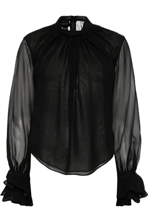 Giambattista Valli Halvgennemsigtig top