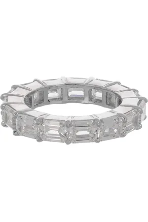 FANTASIA BY DESERIO Eternity-ring i 14 karat hvidguld med kubisk zirkonia