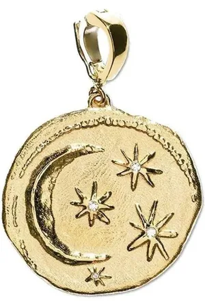 Azlee Lille Cosmic diamantvedhæng i 18 karat guld