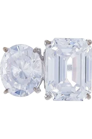FANTASIA BY DESERIO Oval ring med smaragd