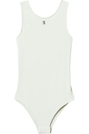 Twin-Set X Myfo ribbet bodysuit med logoplade