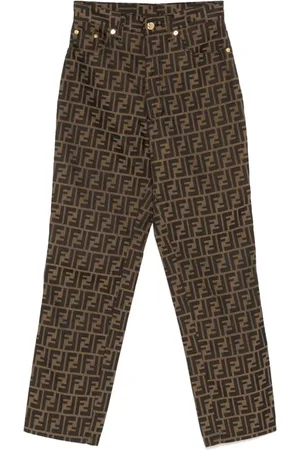 Fendi Bukser i FF-jacquard fra 1990-2000