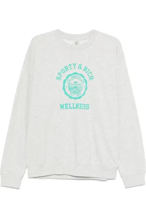 Sporty & Rich Sweatshirt med rund hals og emblem