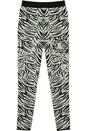 Twin-Set Strikkede MYFO leggings i jacquard
