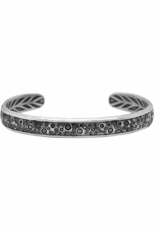 John Varvatos Stardust armbånd med sorte diamanter