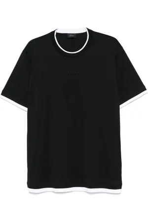 BRIONI T-shirt med logobroderi