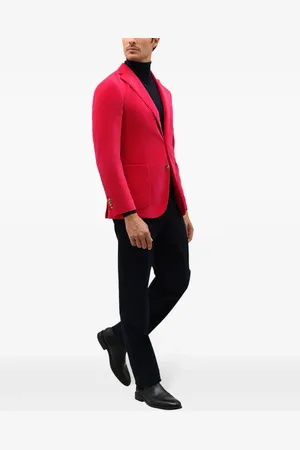 Boglioli Bleget blazer i fløjl