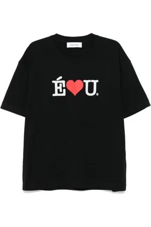 Etudes T-shirt med slogantryk