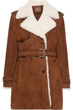 ERMANNO SCERVINO Frakke i ruskind
