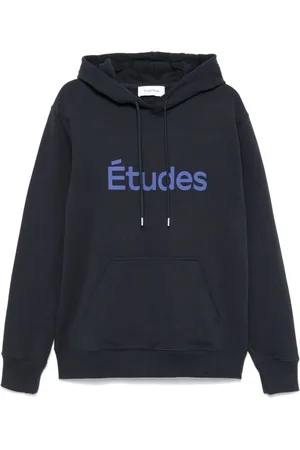Etudes Hættetrøje med logotryk