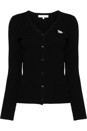 Maison Kitsuné Cardigan med Baby Fox-mærke