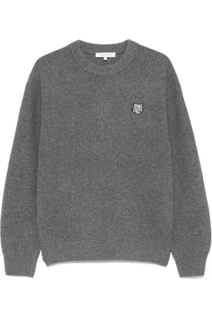 Maison Kitsuné Ribbet sweater med Bold Fox Head-mærke