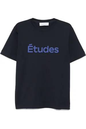 Etudes T-shirt med logotryk