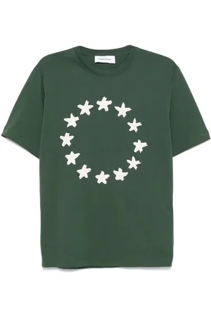 Etudes T-shirt med applikeret stjerner