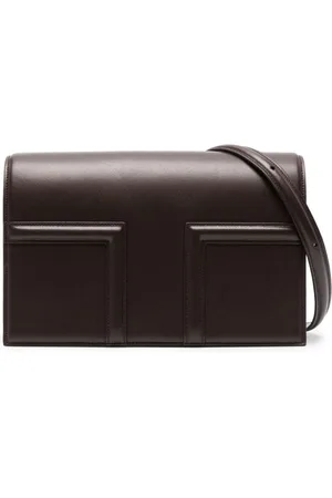 Totême Crossbody-taske i læder med flap