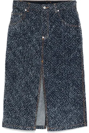 Stella McCartney Boucle-denimnederdel